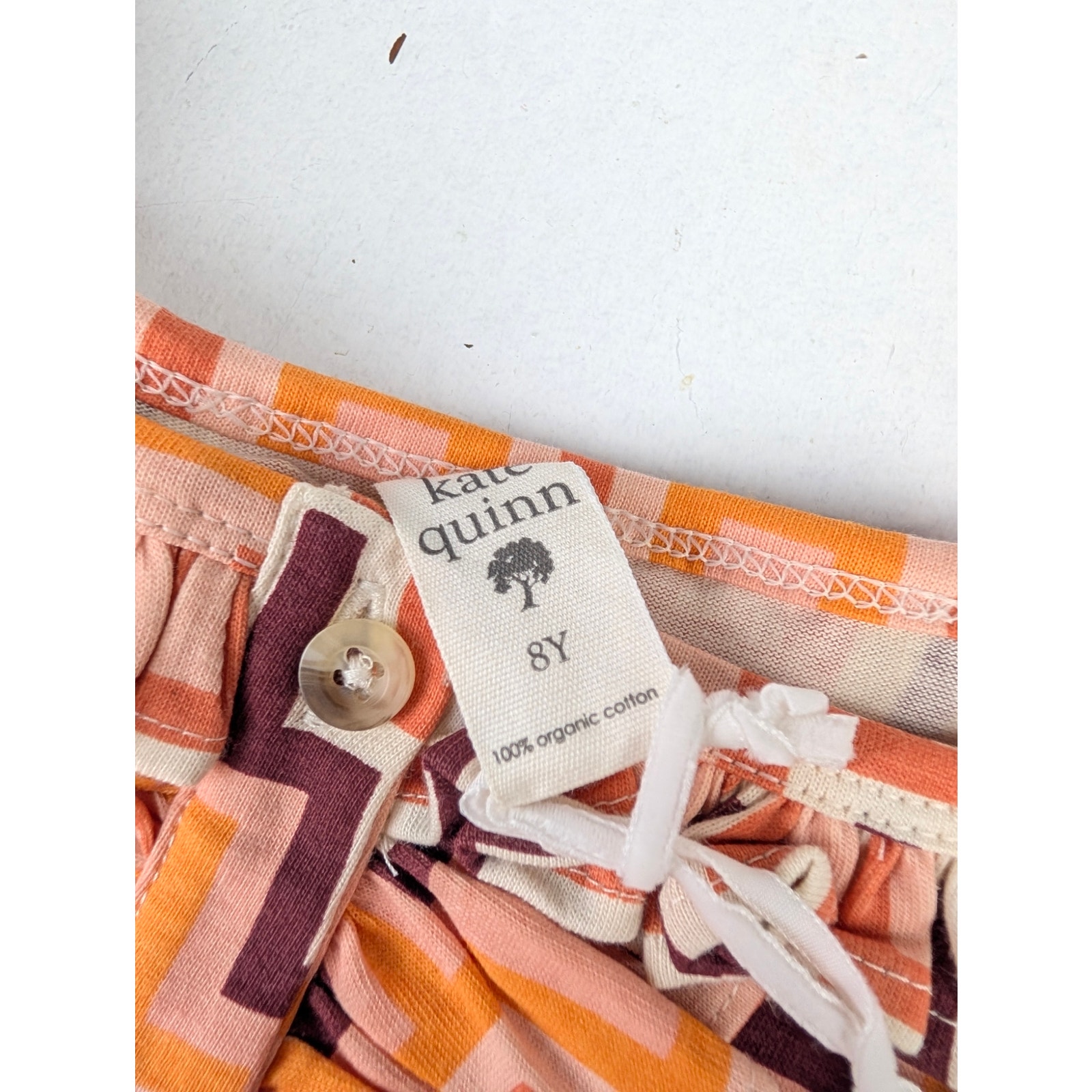 Kate Quinn Girl's 8 Geo Tank Top - Coral/Burgundy — image 2 of 3